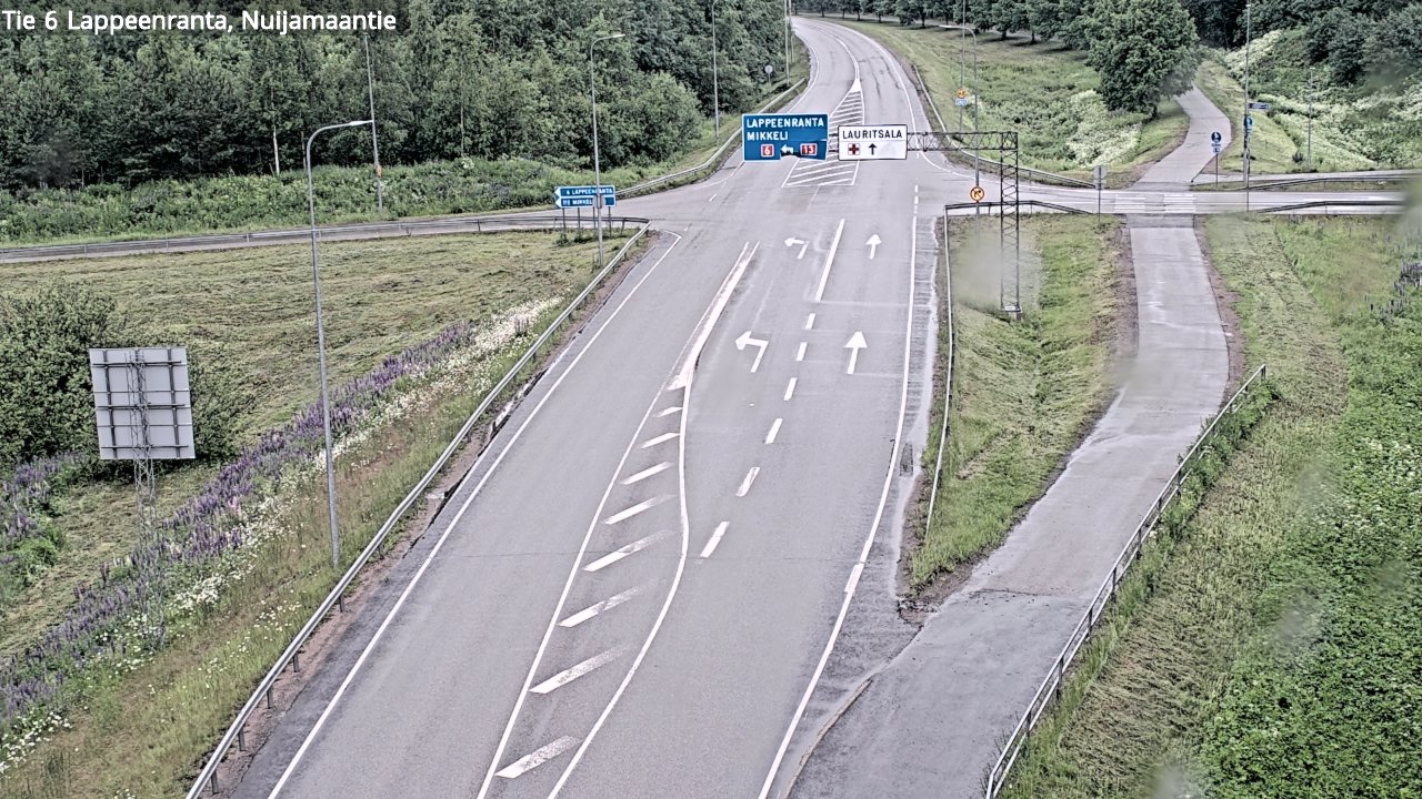 Kelikamerat Kuva Tie 6 Lappeenranta, Nuijamaantie, Lappeenranta, Etelä-Karjala