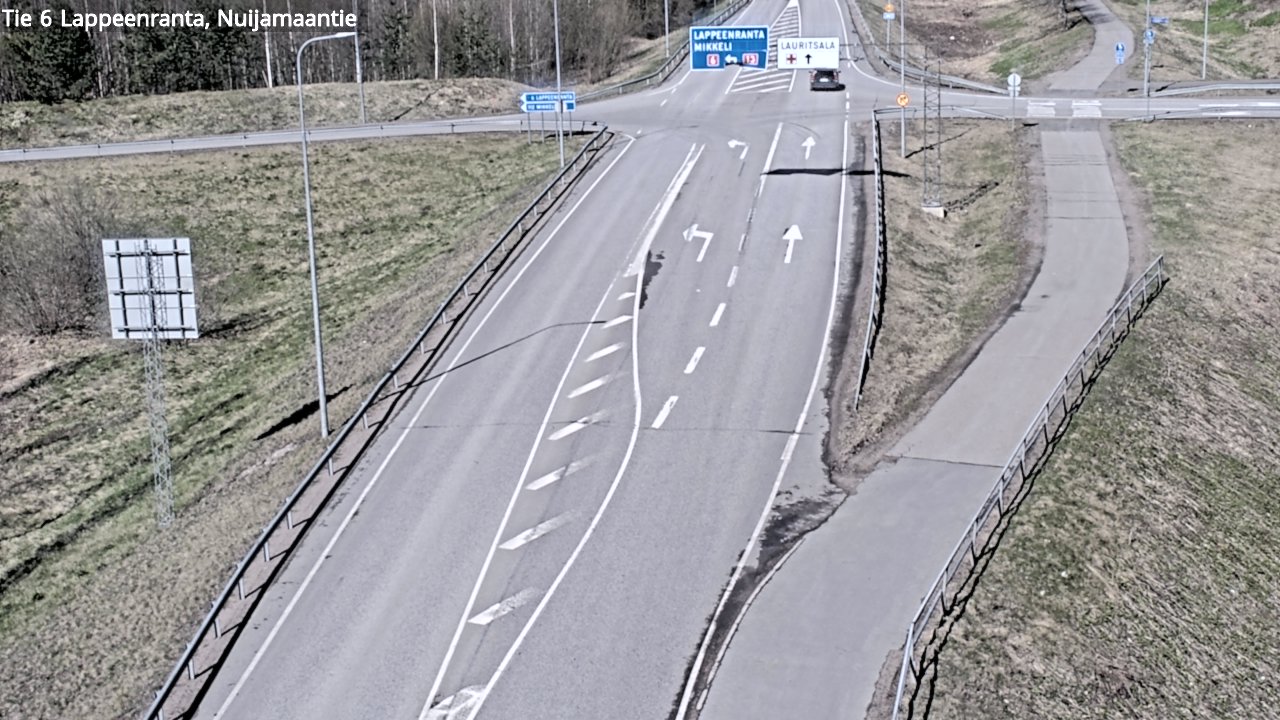 Kelikamerat Kuva Tie 6 Lappeenranta, Nuijamaantie, Lappeenranta, Etelä-Karjala