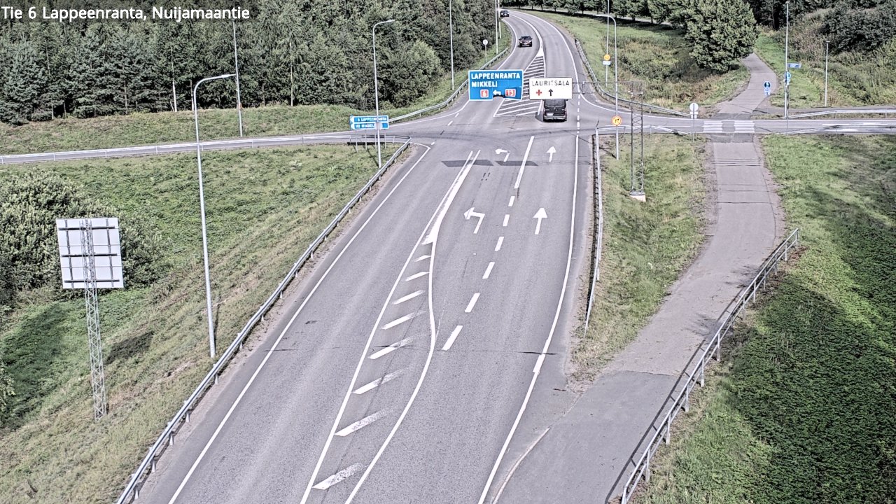 Kelikamerat Kuva Tie 6 Lappeenranta, Nuijamaantie, Lappeenranta, Etelä-Karjala