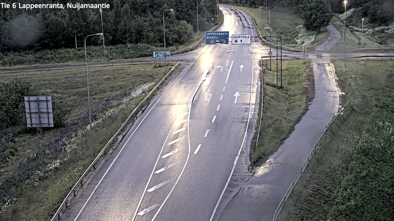 Kelikamerat Kuva Tie 6 Lappeenranta, Nuijamaantie, Lappeenranta, Etelä-Karjala