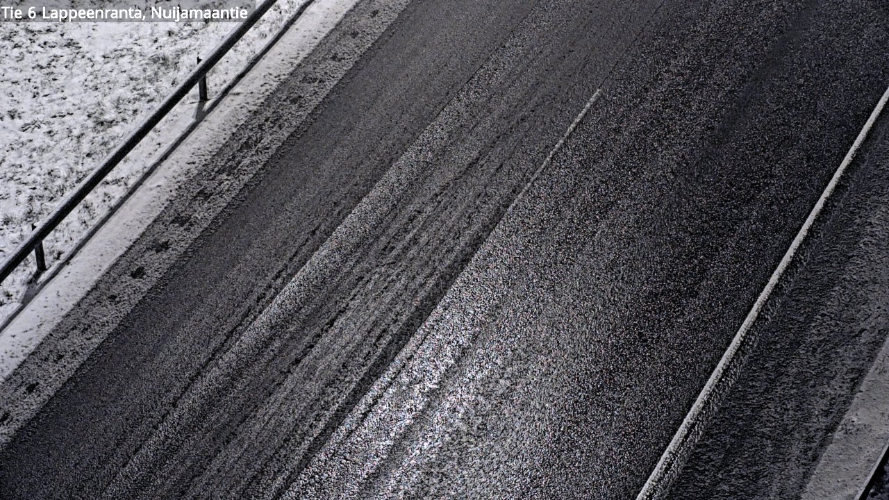 Weather Camera Image Väg 6 Villmanstrand, Nuijamaantie, Lappeenranta, Etelä-Karjala