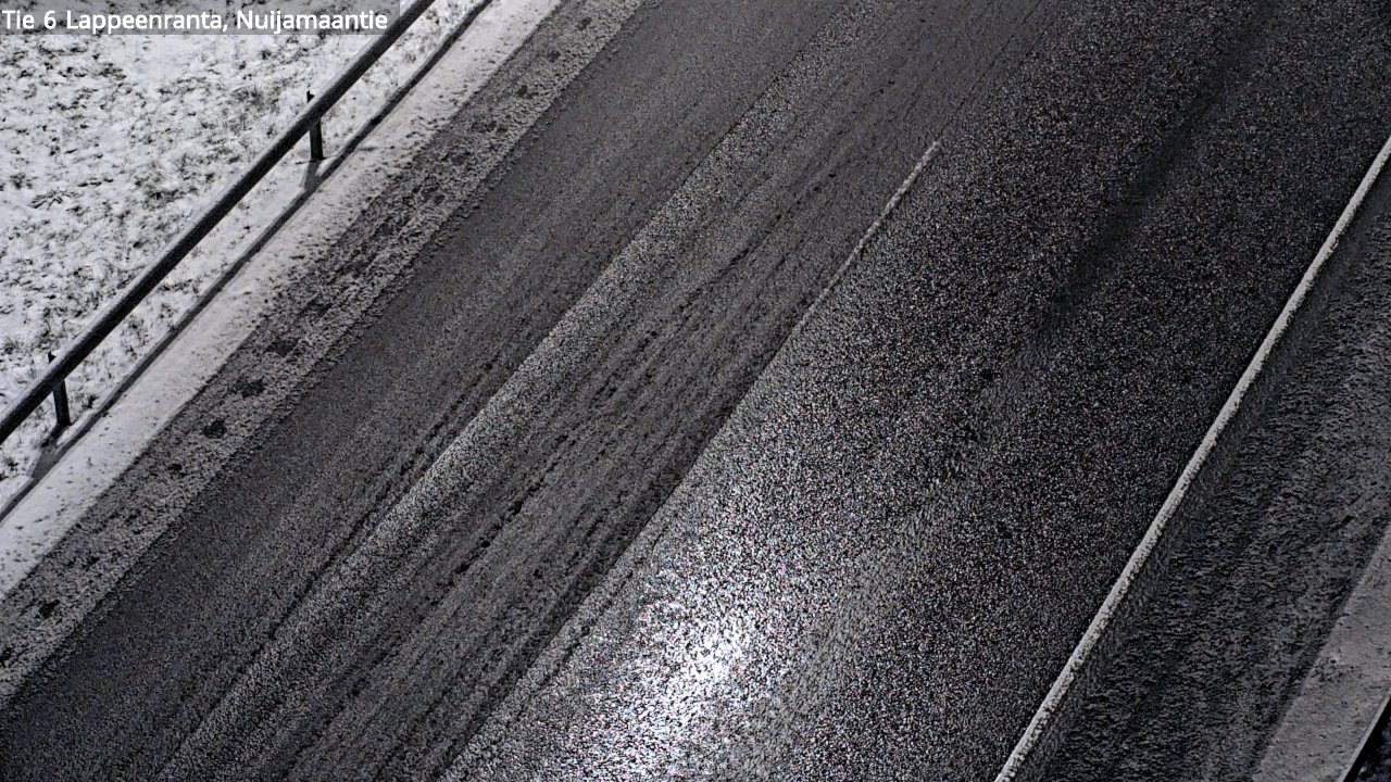 Weather Camera Image Väg 6 Villmanstrand, Nuijamaantie, Lappeenranta, Etelä-Karjala