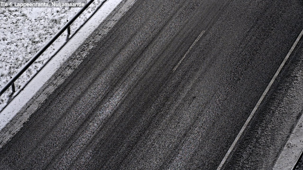 Weather Camera Image Väg 6 Villmanstrand, Nuijamaantie, Lappeenranta, Etelä-Karjala