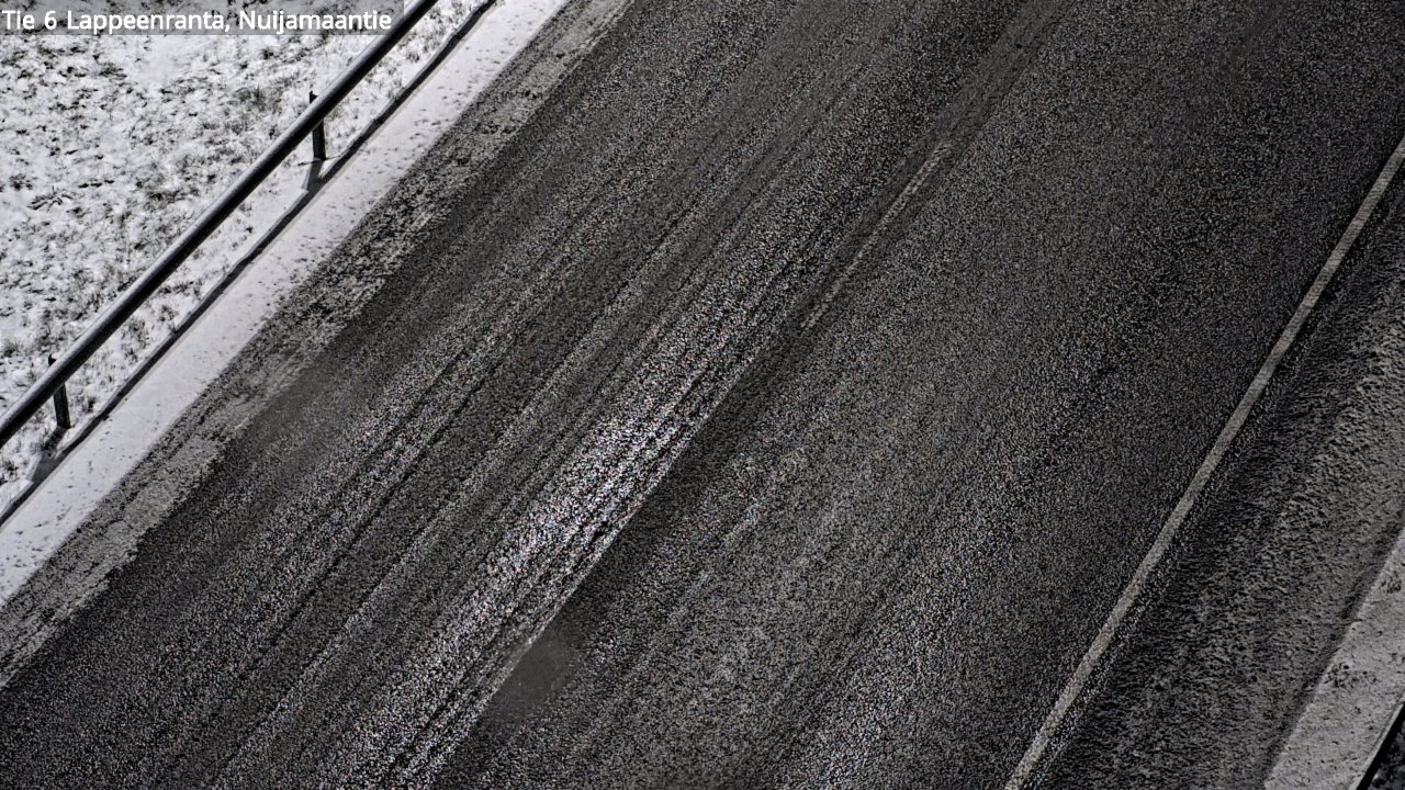 Weather Camera Image Väg 6 Villmanstrand, Nuijamaantie, Lappeenranta, Etelä-Karjala