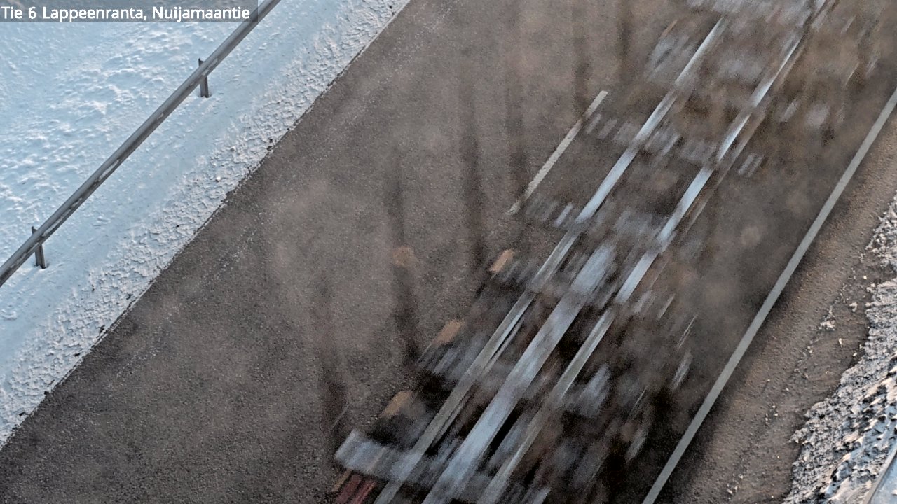 Weather Camera Image Väg 6 Villmanstrand, Nuijamaantie, Lappeenranta, Etelä-Karjala