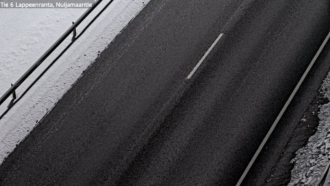 Weather Camera Image Väg 6 Villmanstrand, Nuijamaantie, Lappeenranta, Etelä-Karjala