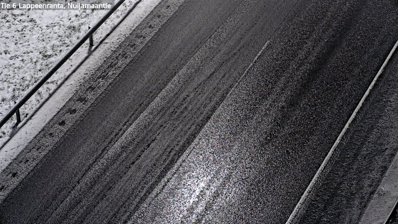 Weather Camera Image Väg 6 Villmanstrand, Nuijamaantie, Lappeenranta, Etelä-Karjala