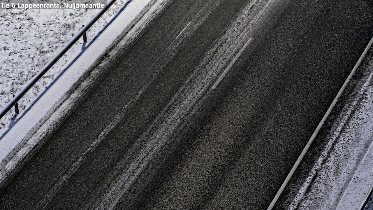 Weather Camera Image Väg 6 Villmanstrand, Nuijamaantie, Lappeenranta, Etelä-Karjala