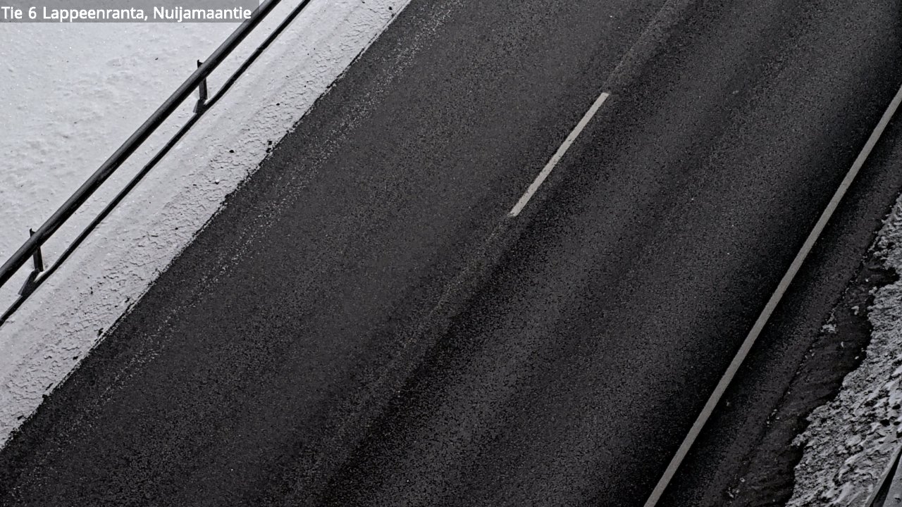 Weather Camera Image Väg 6 Villmanstrand, Nuijamaantie, Lappeenranta, Etelä-Karjala