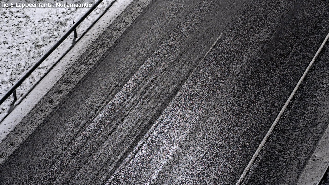 Weather Camera Image Väg 6 Villmanstrand, Nuijamaantie, Lappeenranta, Etelä-Karjala