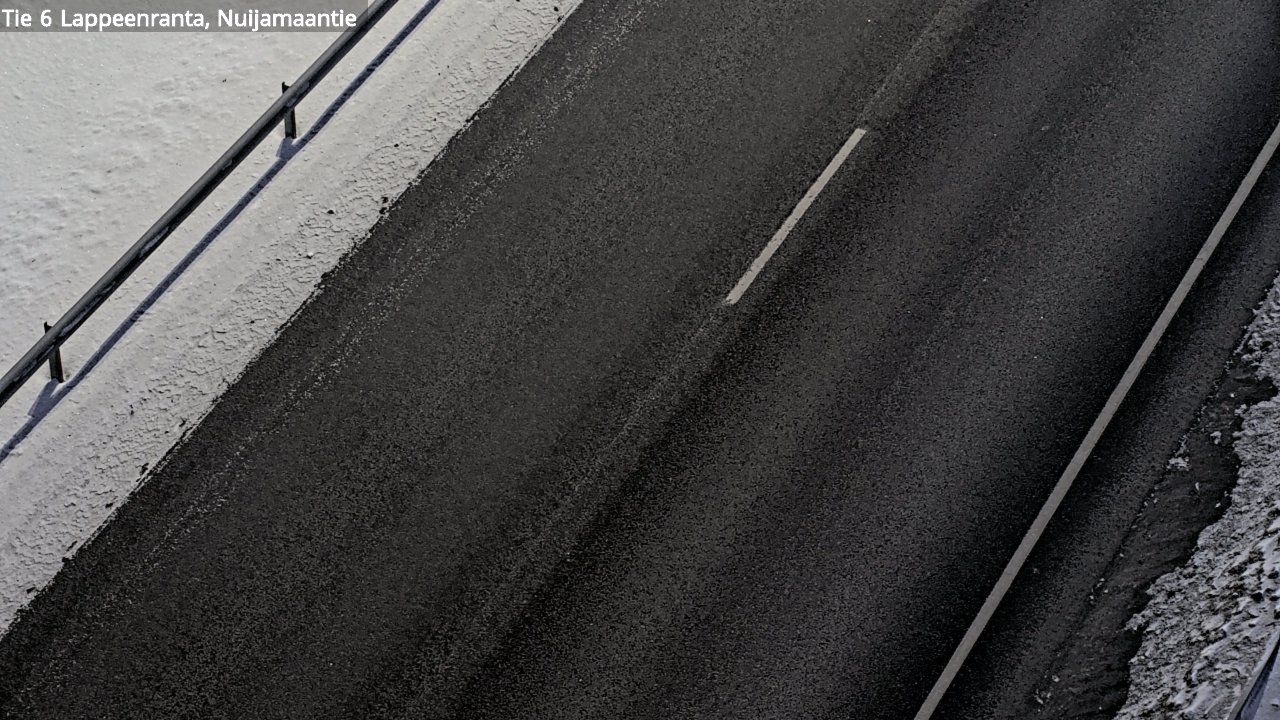 Weather Camera Image Väg 6 Villmanstrand, Nuijamaantie, Lappeenranta, Etelä-Karjala