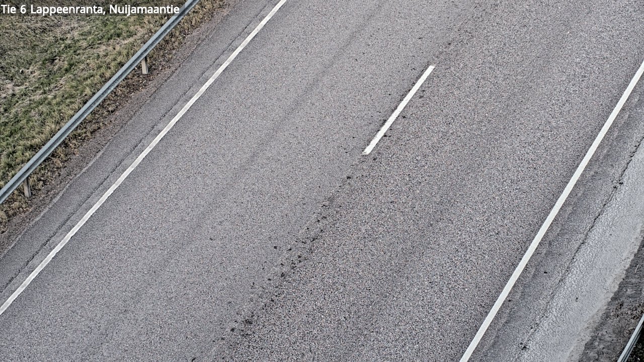 Weather Camera Image Road 6 Lappeenranta, Nuijamaantie, Lappeenranta, Etelä-Karjala