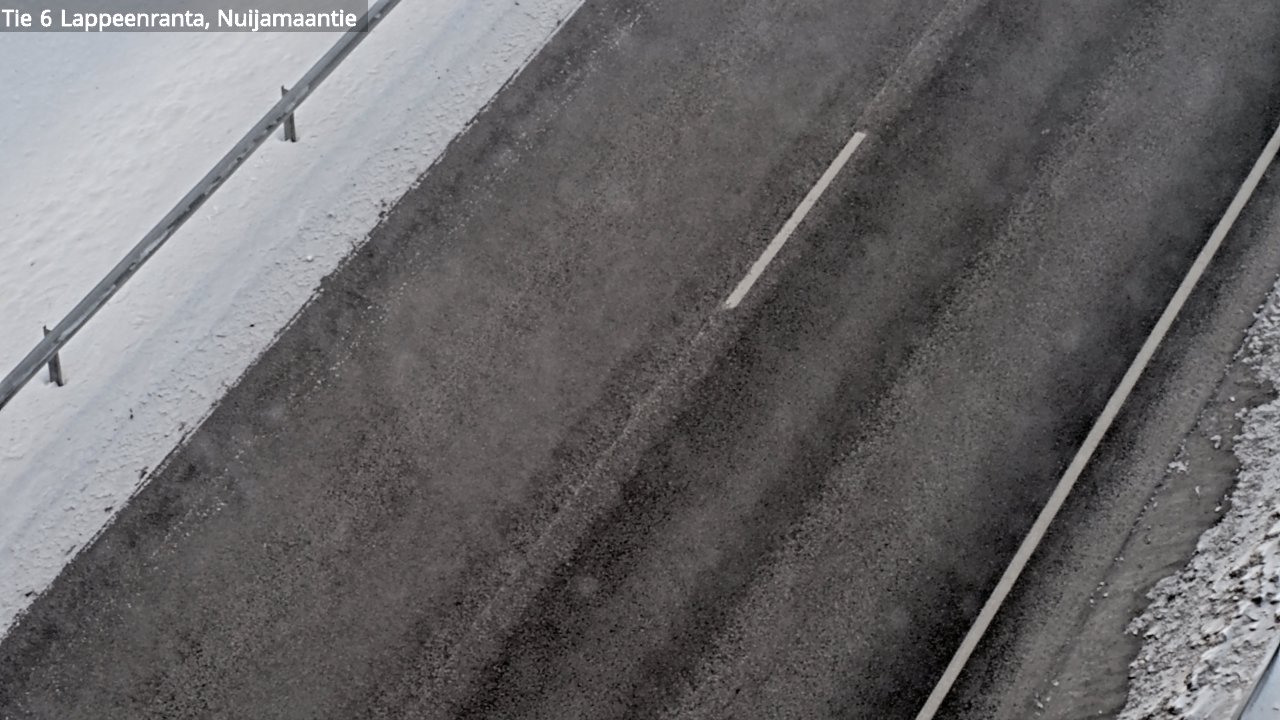 Weather Camera Image Road 6 Lappeenranta, Nuijamaantie, Lappeenranta, Etelä-Karjala
