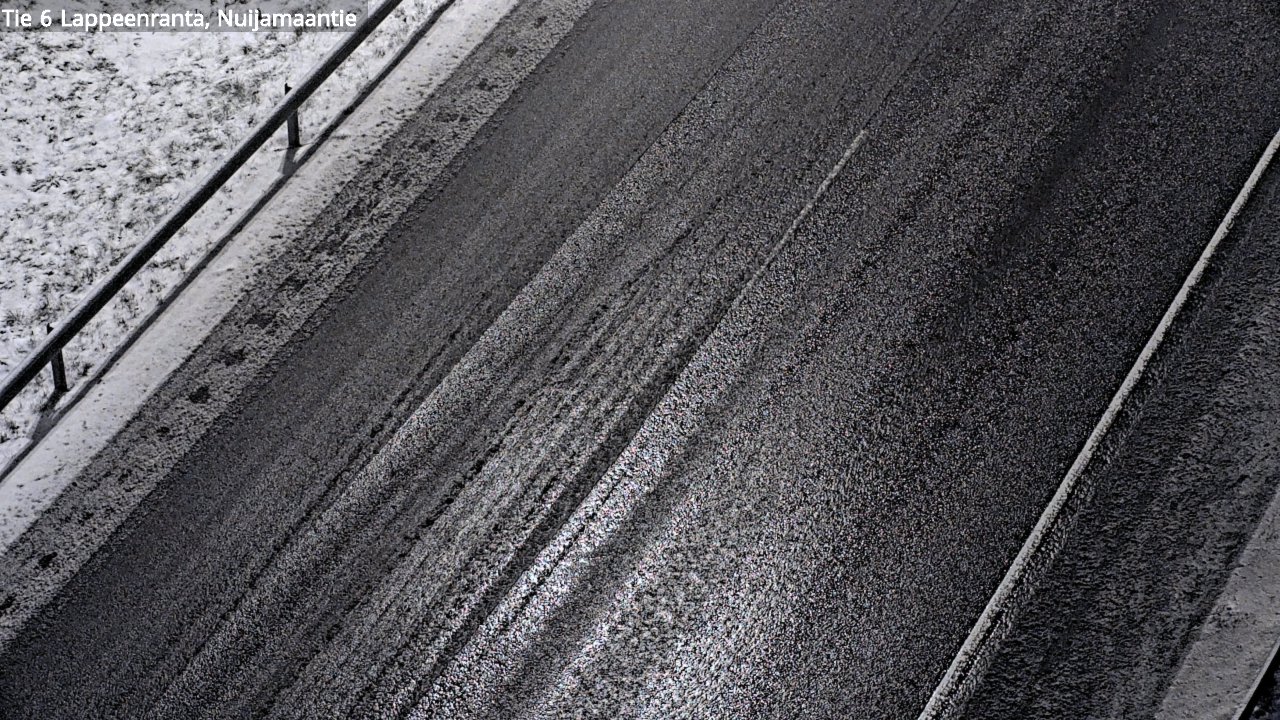 Weather Camera Image Väg 6 Villmanstrand, Nuijamaantie, Lappeenranta, Etelä-Karjala