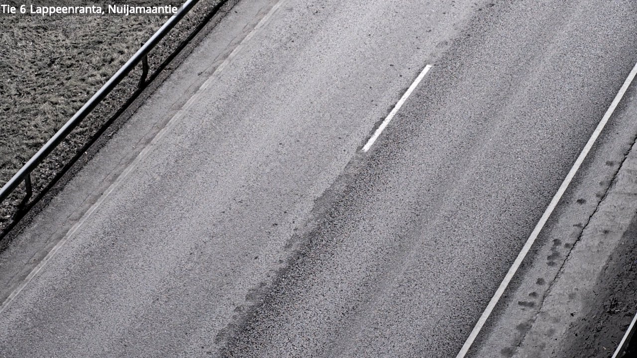 Weather Camera Image Road 6 Lappeenranta, Nuijamaantie, Lappeenranta, Etelä-Karjala