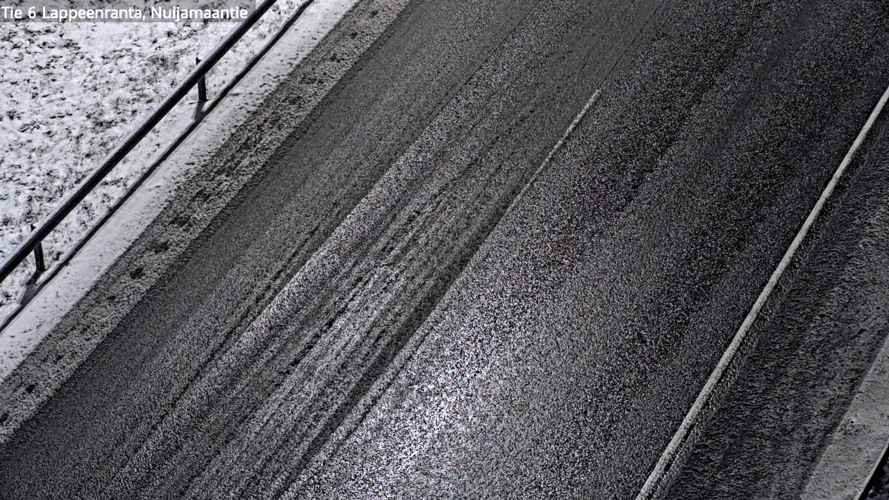 Weather Camera Image Väg 6 Villmanstrand, Nuijamaantie, Lappeenranta, Etelä-Karjala