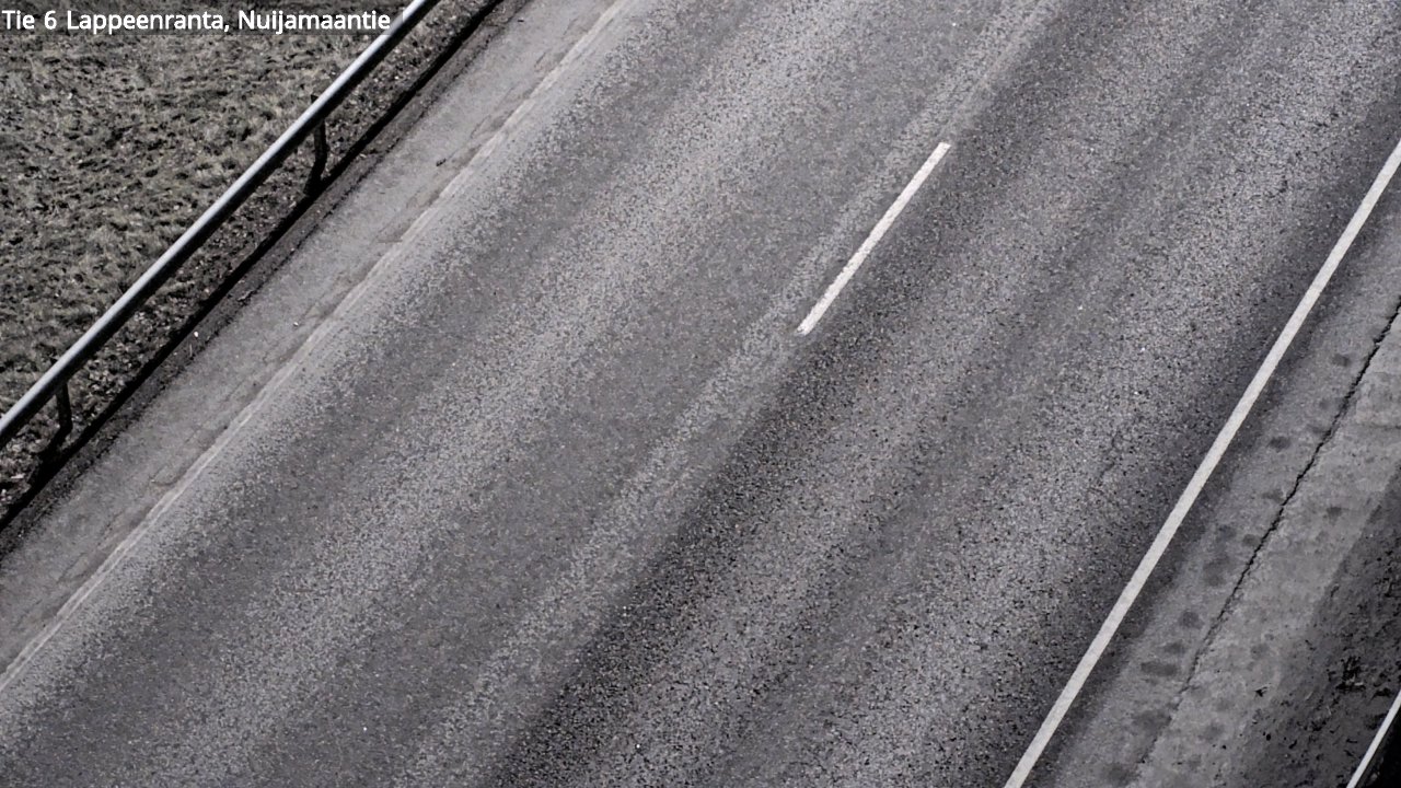 Weather Camera Image Väg 6 Villmanstrand, Nuijamaantie, Lappeenranta, Etelä-Karjala