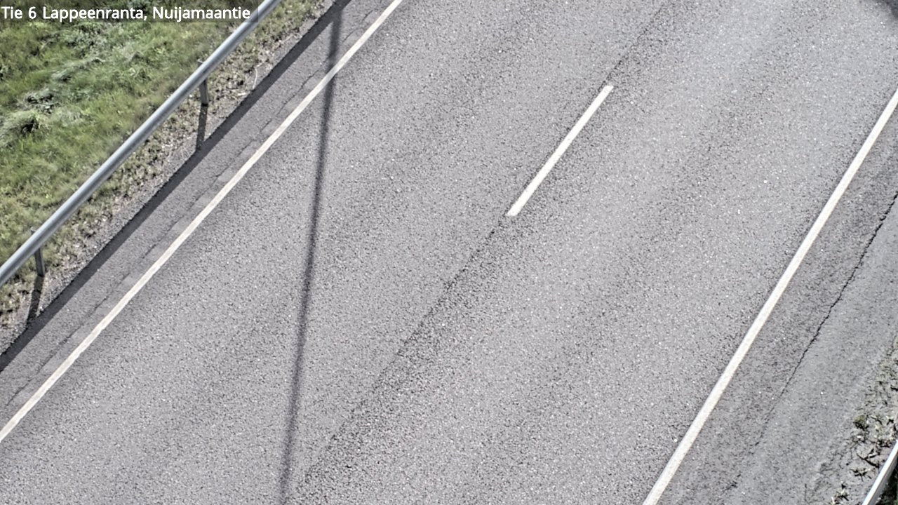 Weather Camera Image Road 6 Lappeenranta, Nuijamaantie, Lappeenranta, Etelä-Karjala