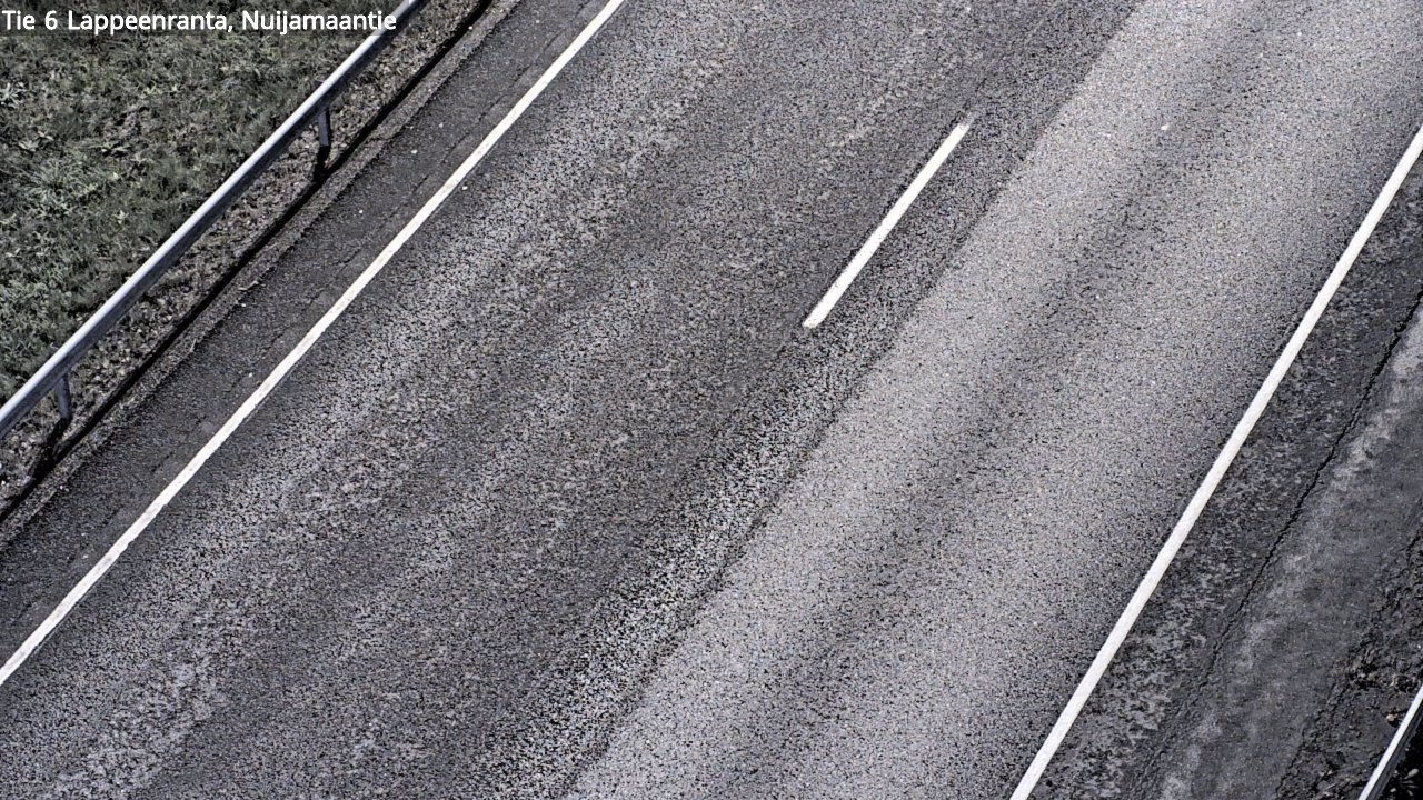 Weather Camera Image Väg 6 Villmanstrand, Nuijamaantie, Lappeenranta, Etelä-Karjala