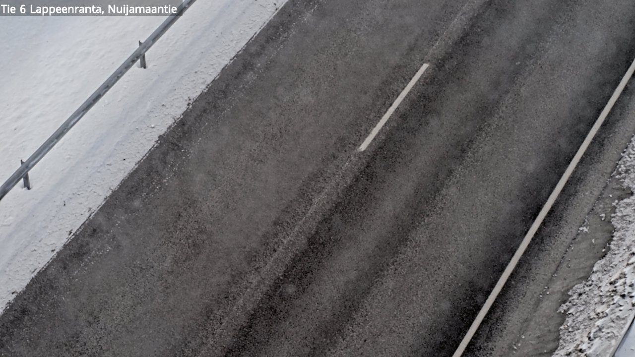 Weather Camera Image Road 6 Lappeenranta, Nuijamaantie, Lappeenranta, Etelä-Karjala