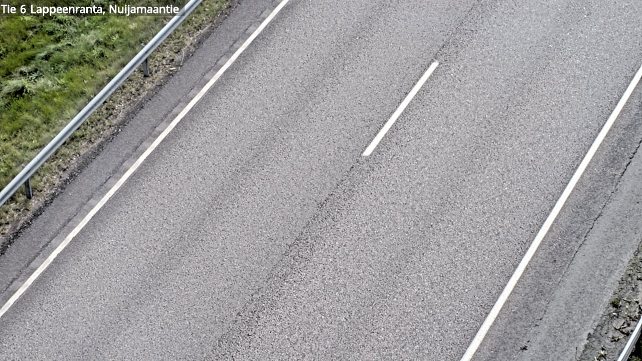 Weather Camera Image Road 6 Lappeenranta, Nuijamaantie, Lappeenranta, Etelä-Karjala