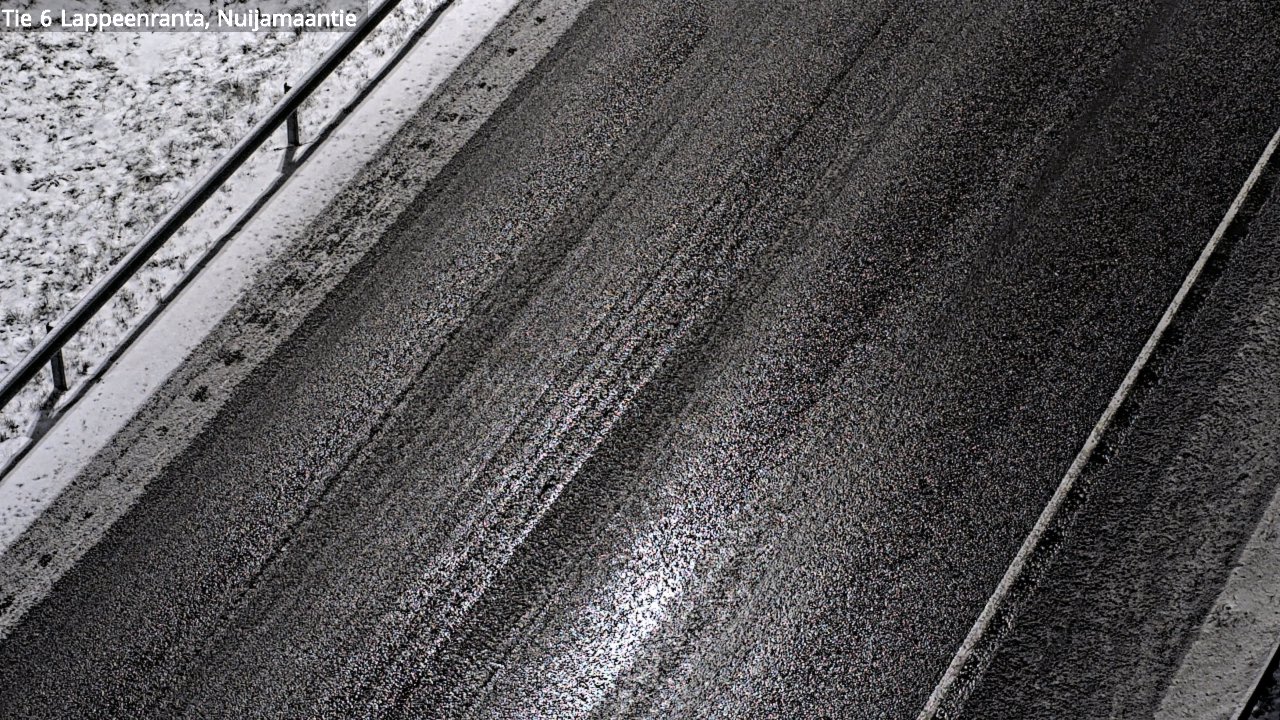 Weather Camera Image Väg 6 Villmanstrand, Nuijamaantie, Lappeenranta, Etelä-Karjala