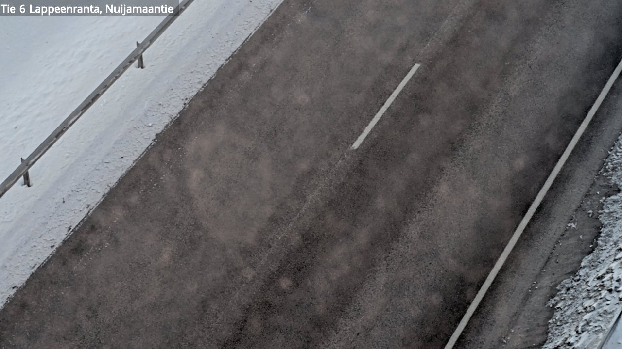 Weather Camera Image Road 6 Lappeenranta, Nuijamaantie, Lappeenranta, Etelä-Karjala
