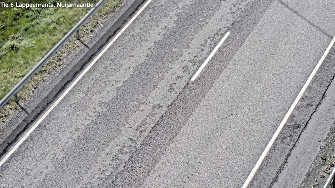 Weather Camera Image Road 6 Lappeenranta, Nuijamaantie, Lappeenranta, Etelä-Karjala