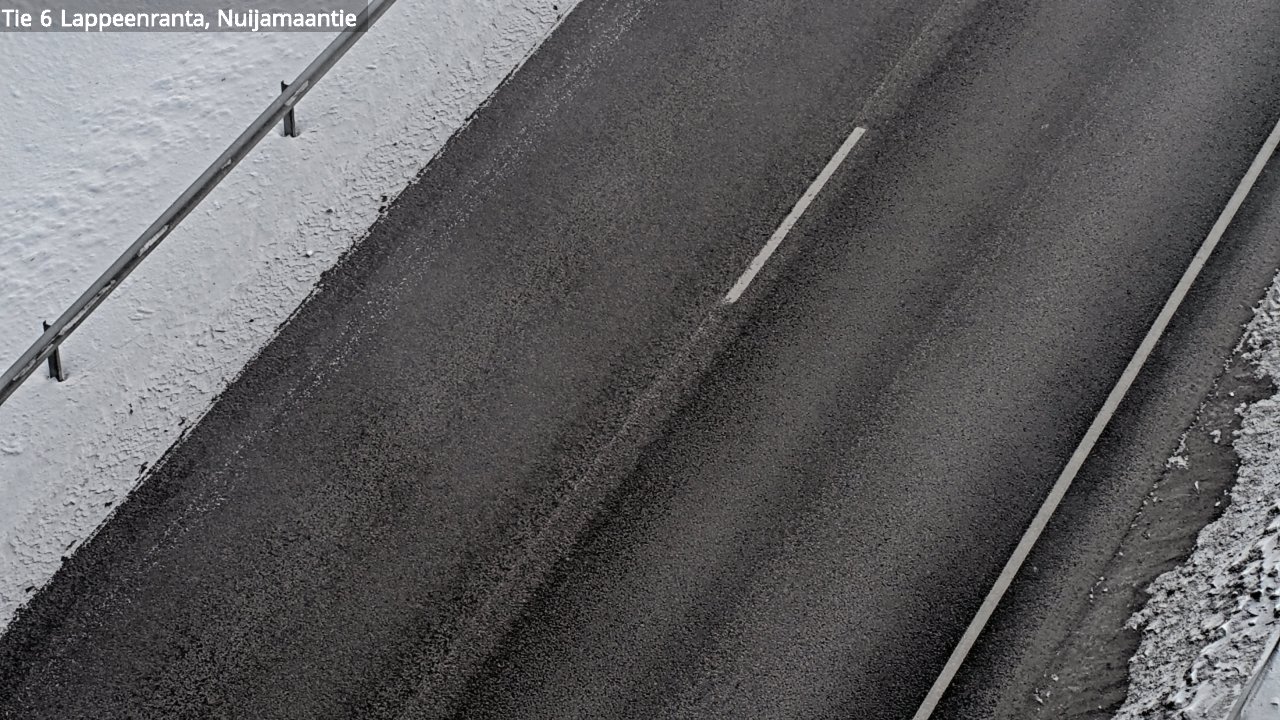 Weather Camera Image Väg 6 Villmanstrand, Nuijamaantie, Lappeenranta, Etelä-Karjala