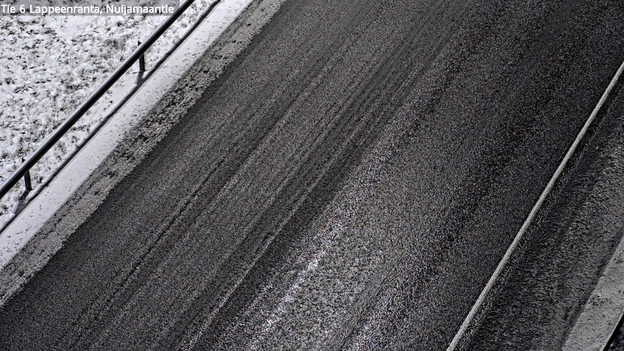 Weather Camera Image Väg 6 Villmanstrand, Nuijamaantie, Lappeenranta, Etelä-Karjala