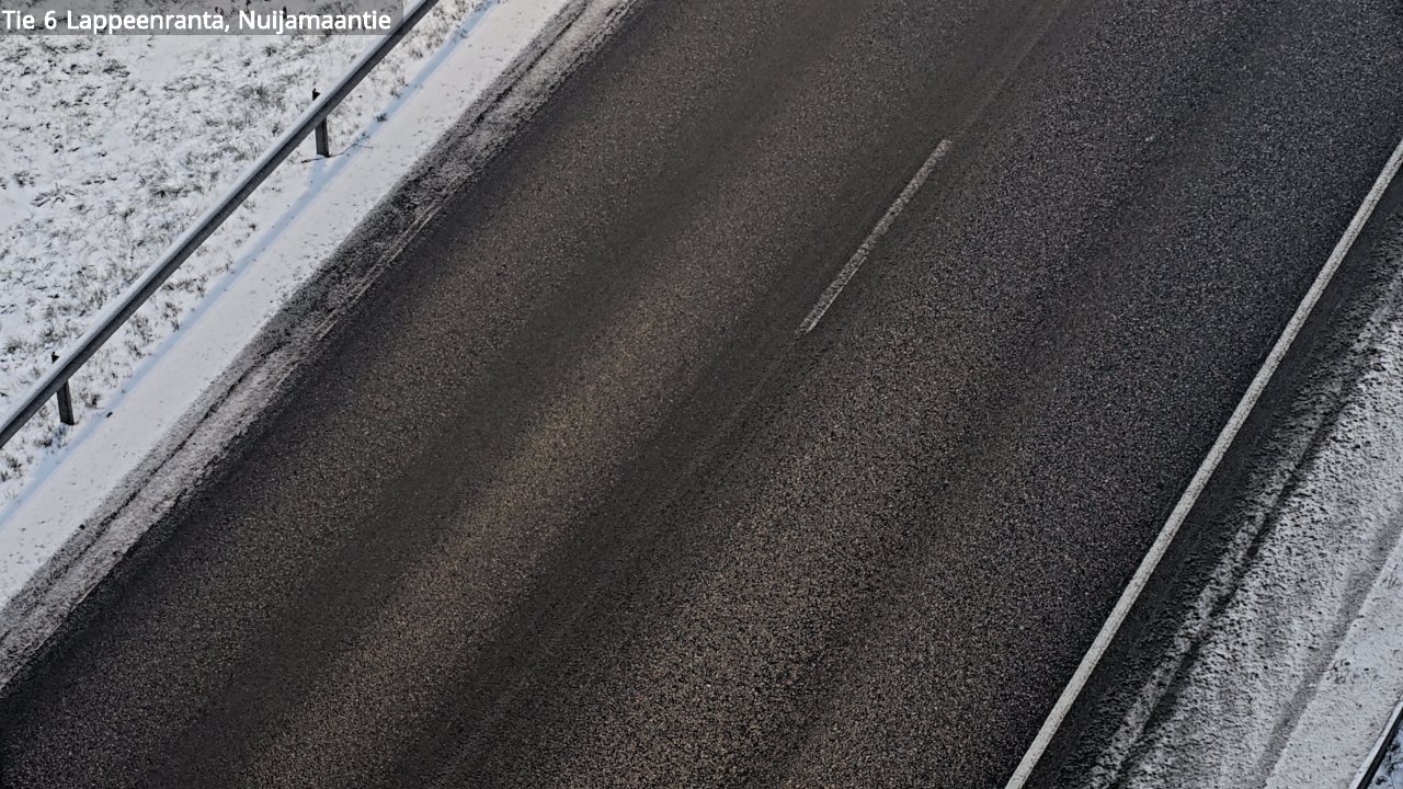 Weather Camera Image Väg 6 Villmanstrand, Nuijamaantie, Lappeenranta, Etelä-Karjala