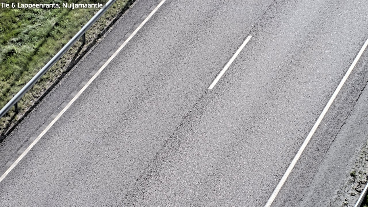 Weather Camera Image Road 6 Lappeenranta, Nuijamaantie, Lappeenranta, Etelä-Karjala