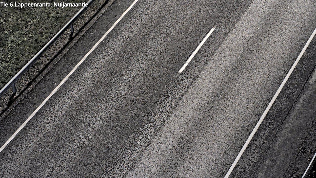 Weather Camera Image Väg 6 Villmanstrand, Nuijamaantie, Lappeenranta, Etelä-Karjala