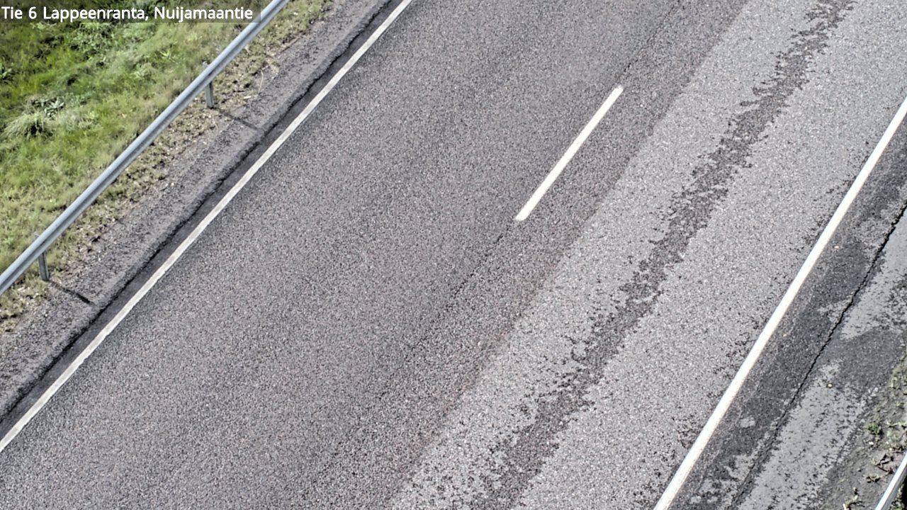 Weather Camera Image Road 6 Lappeenranta, Nuijamaantie, Lappeenranta, Etelä-Karjala