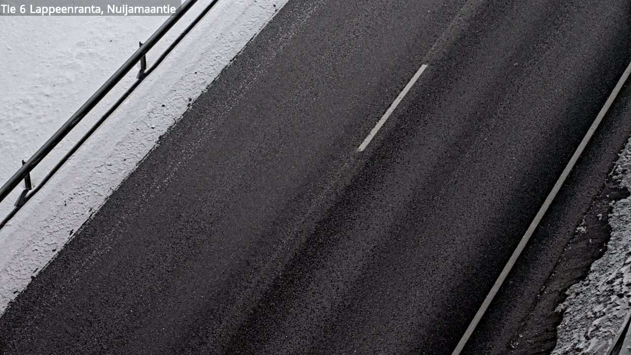 Weather Camera Image Väg 6 Villmanstrand, Nuijamaantie, Lappeenranta, Etelä-Karjala