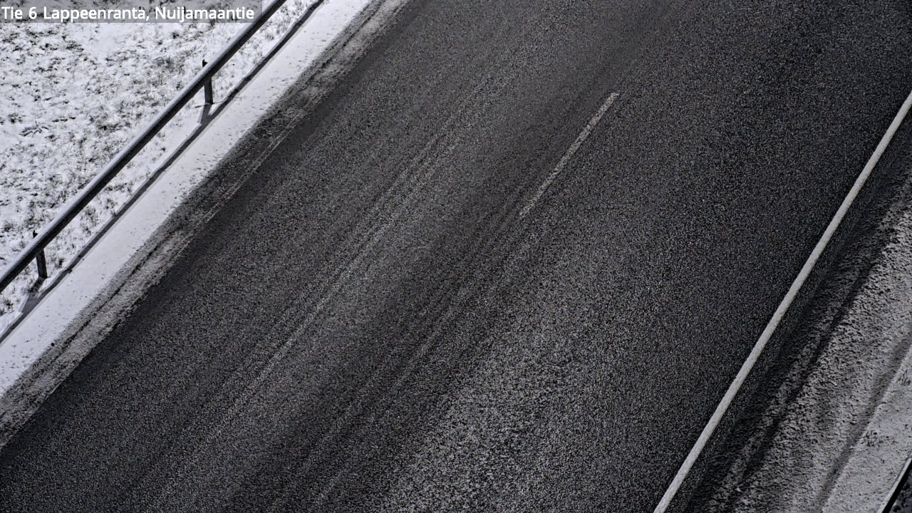 Weather Camera Image Väg 6 Villmanstrand, Nuijamaantie, Lappeenranta, Etelä-Karjala