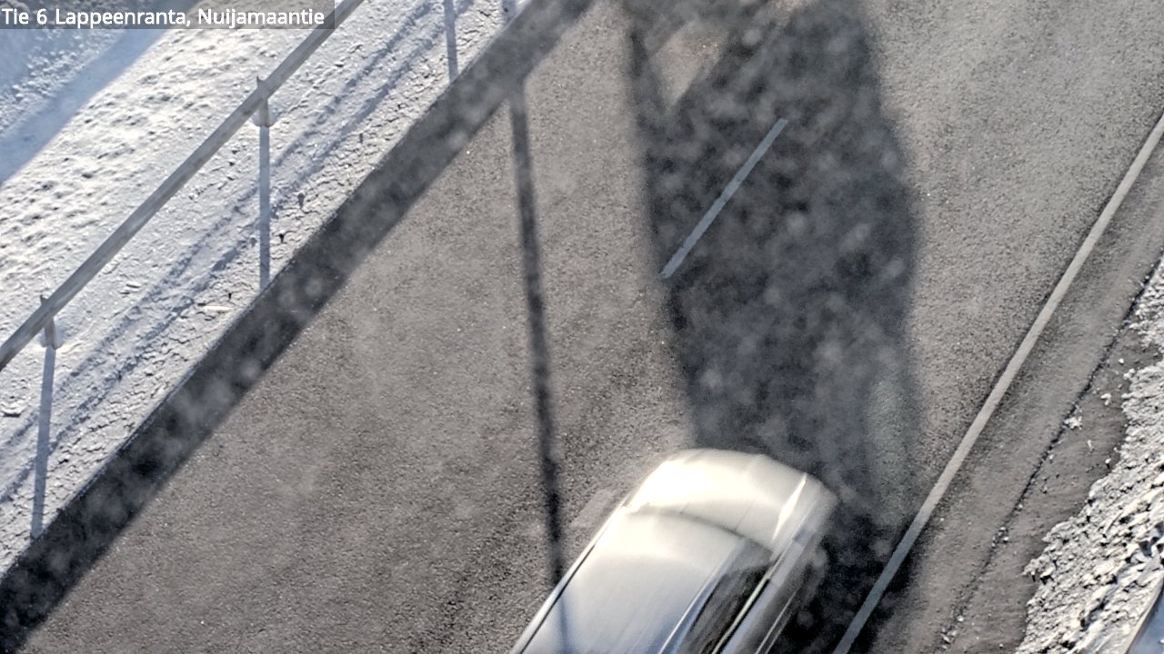 Weather Camera Image Road 6 Lappeenranta, Nuijamaantie, Lappeenranta, Etelä-Karjala