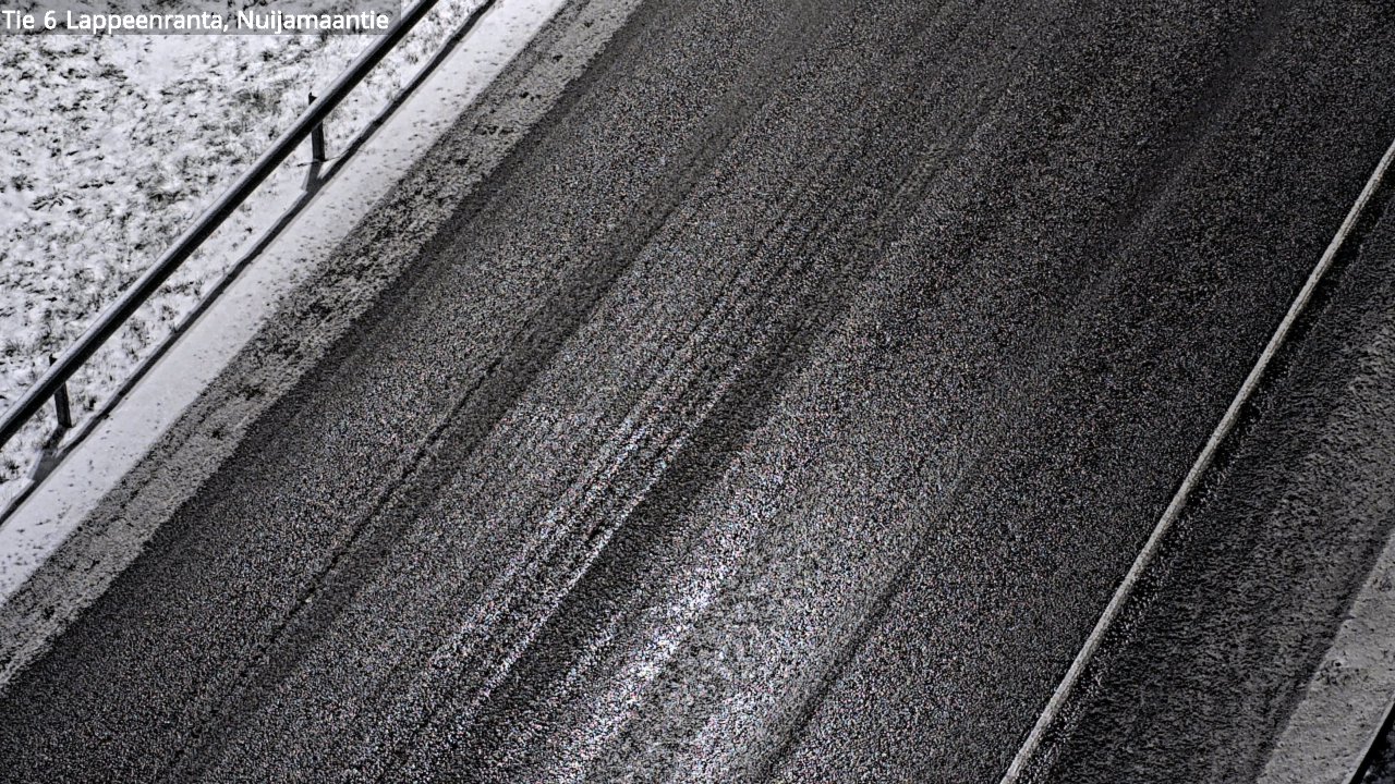 Weather Camera Image Väg 6 Villmanstrand, Nuijamaantie, Lappeenranta, Etelä-Karjala