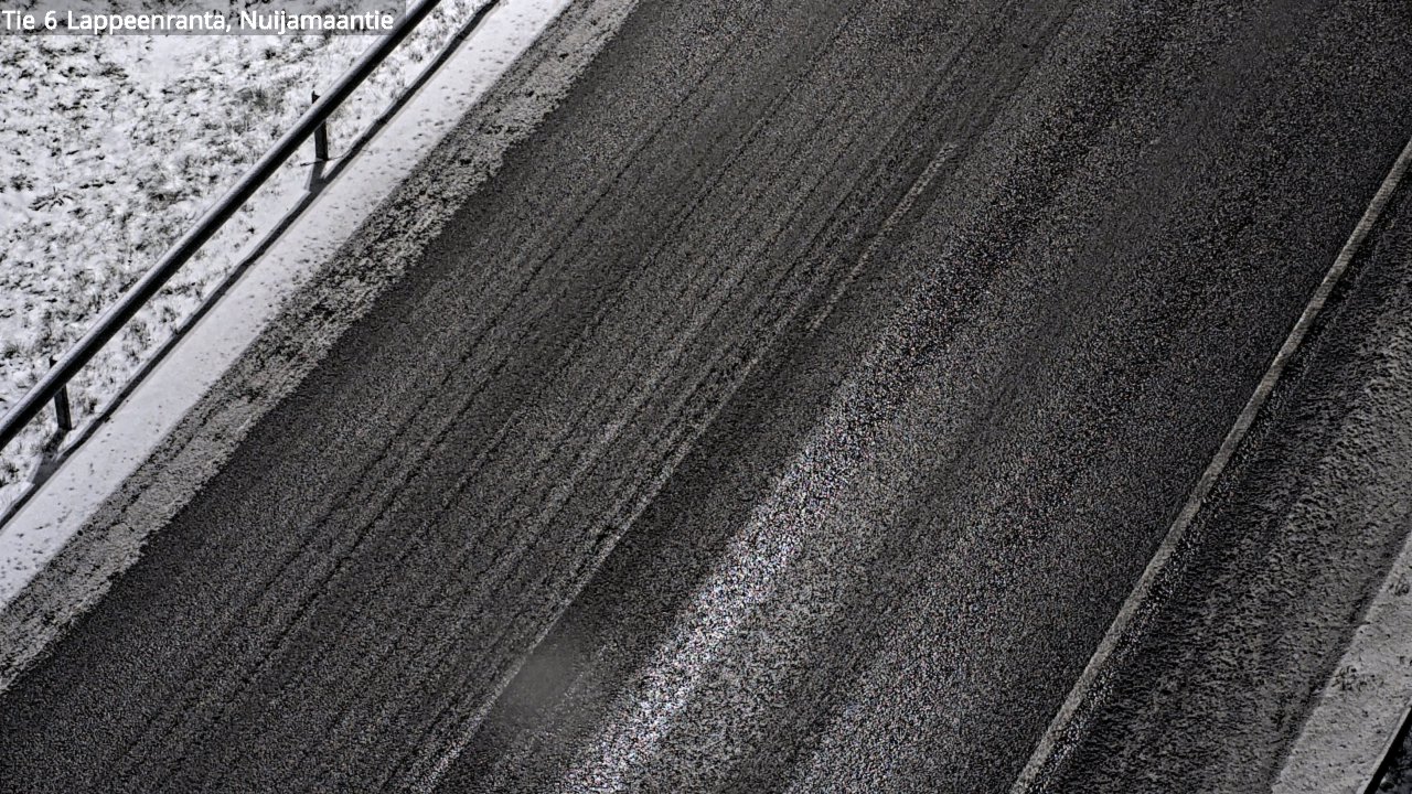 Weather Camera Image Väg 6 Villmanstrand, Nuijamaantie, Lappeenranta, Etelä-Karjala