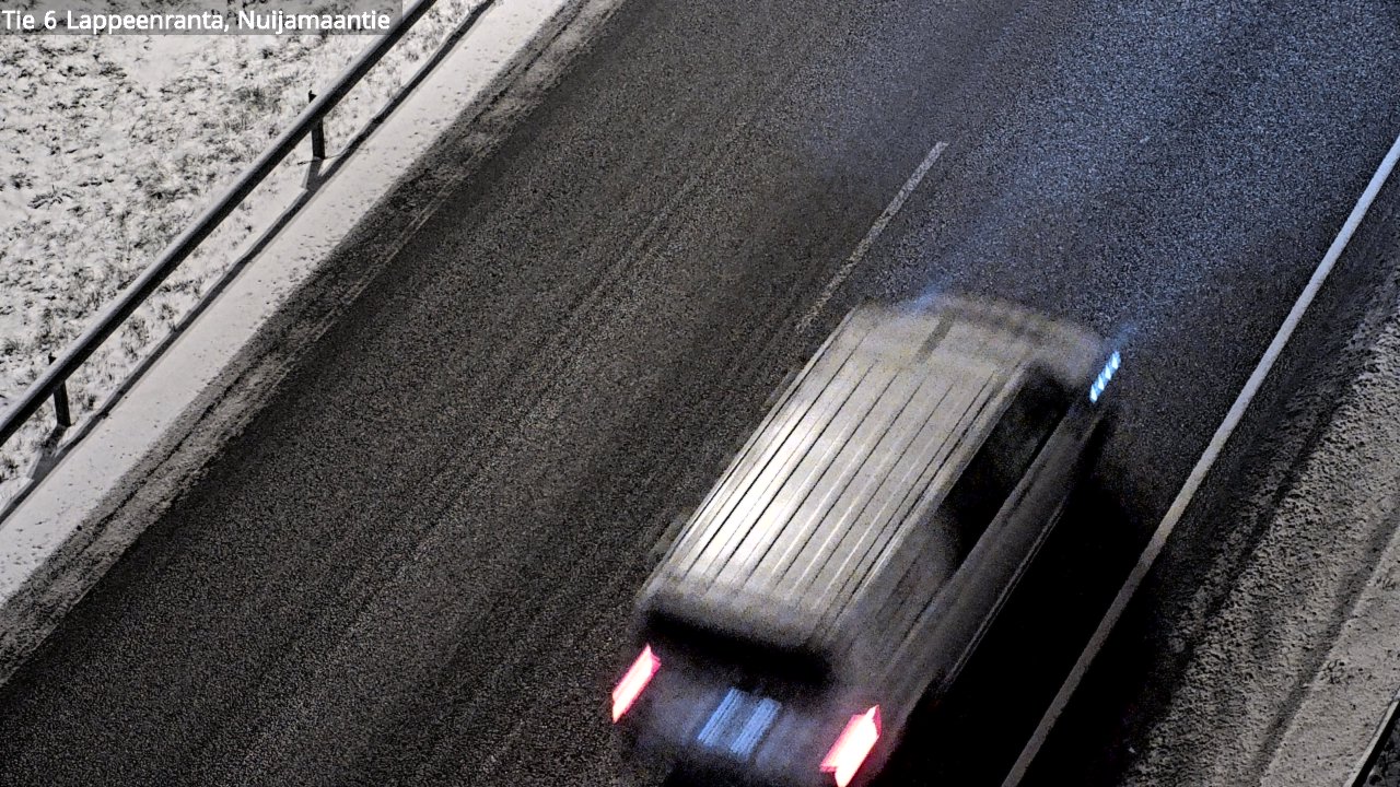 Weather Camera Image Väg 6 Villmanstrand, Nuijamaantie, Lappeenranta, Etelä-Karjala