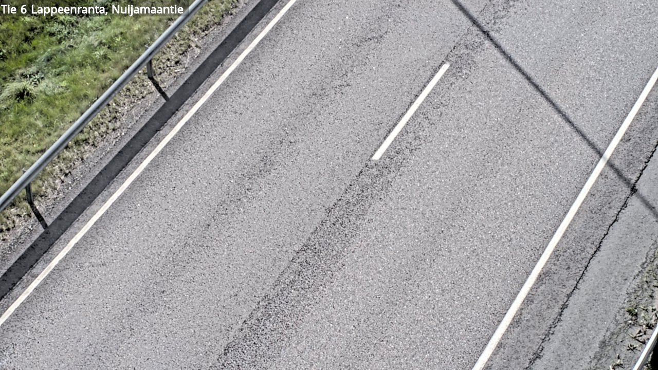 Weather Camera Image Road 6 Lappeenranta, Nuijamaantie, Lappeenranta, Etelä-Karjala