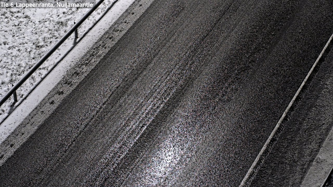 Weather Camera Image Väg 6 Villmanstrand, Nuijamaantie, Lappeenranta, Etelä-Karjala