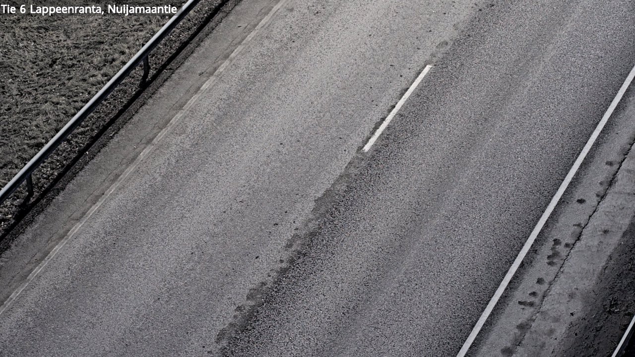 Weather Camera Image Road 6 Lappeenranta, Nuijamaantie, Lappeenranta, Etelä-Karjala