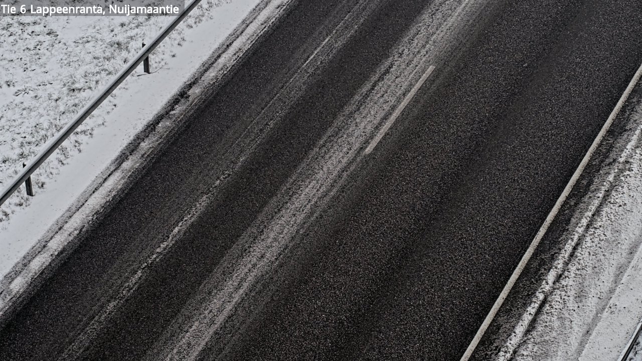Weather Camera Image Väg 6 Villmanstrand, Nuijamaantie, Lappeenranta, Etelä-Karjala