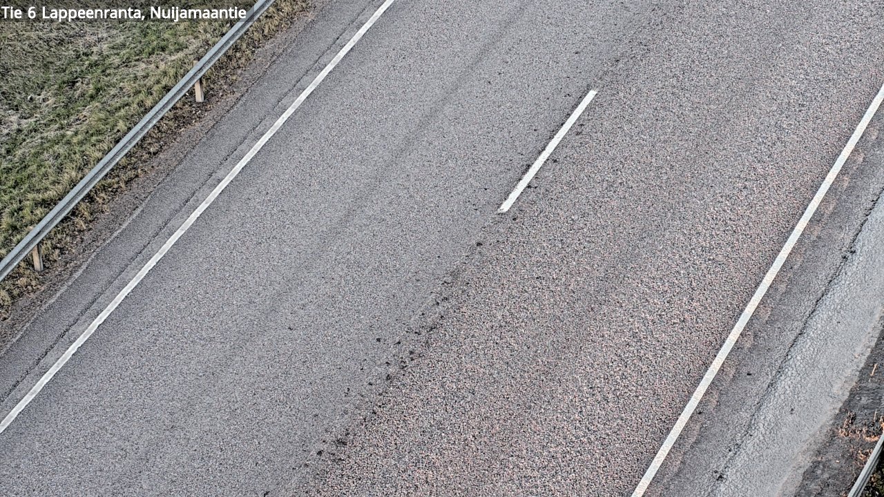 Weather Camera Image Road 6 Lappeenranta, Nuijamaantie, Lappeenranta, Etelä-Karjala