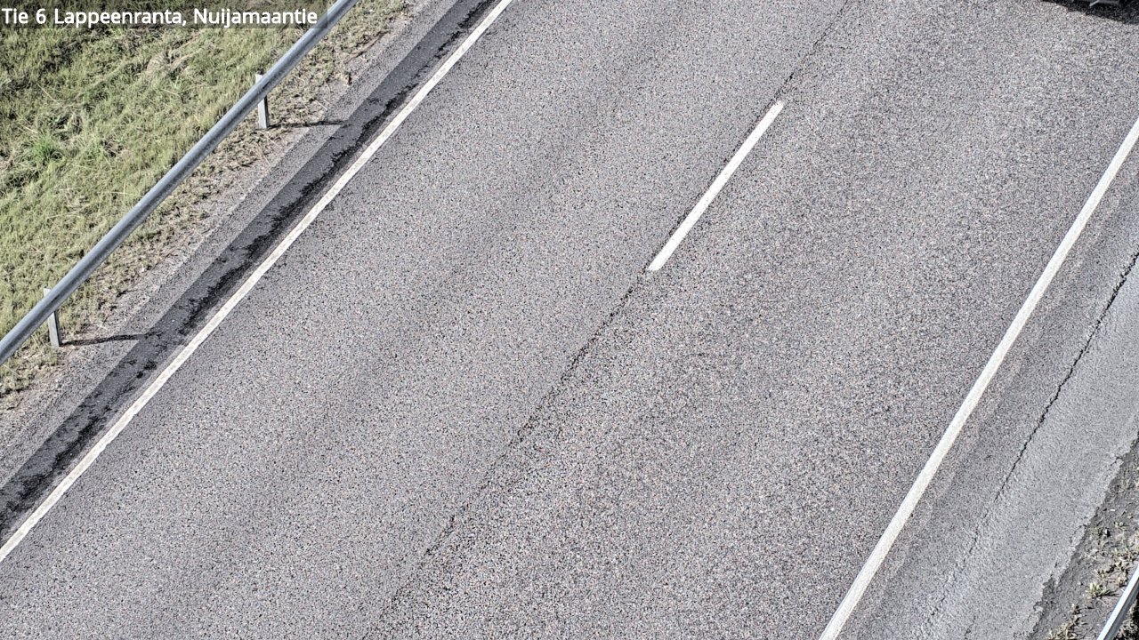 Weather Camera Image Road 6 Lappeenranta, Nuijamaantie, Lappeenranta, Etelä-Karjala