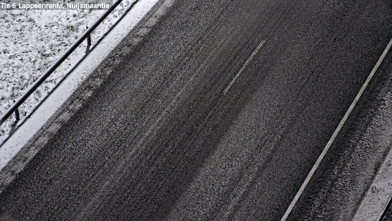 Weather Camera Image Väg 6 Villmanstrand, Nuijamaantie, Lappeenranta, Etelä-Karjala