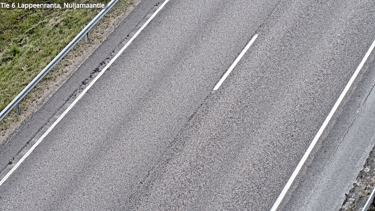 Weather Camera Image Road 6 Lappeenranta, Nuijamaantie, Lappeenranta, Etelä-Karjala