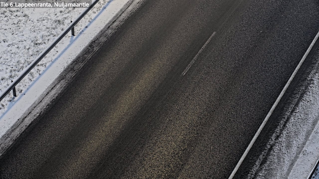 Weather Camera Image Väg 6 Villmanstrand, Nuijamaantie, Lappeenranta, Etelä-Karjala