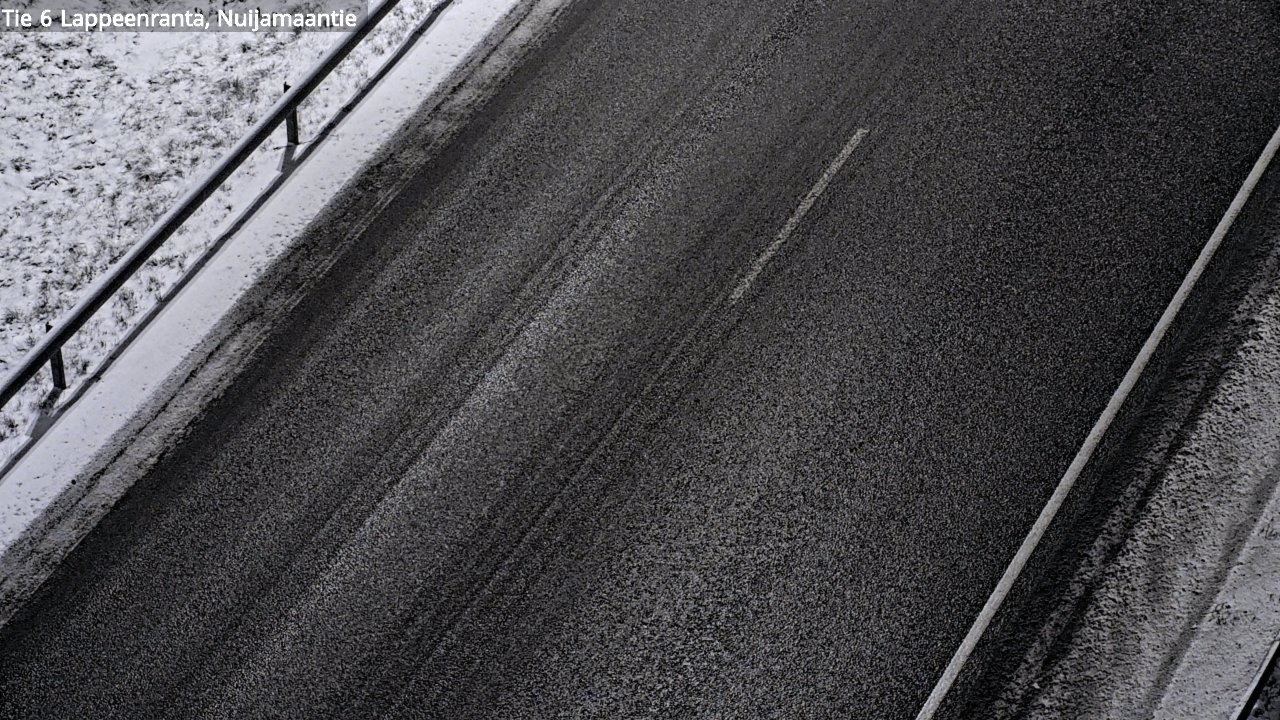 Weather Camera Image Väg 6 Villmanstrand, Nuijamaantie, Lappeenranta, Etelä-Karjala